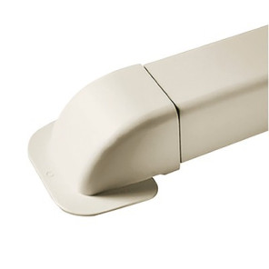 Paso de pared curvo 110x75 blanco puro 9010- DIFF - 806372  - (X4)