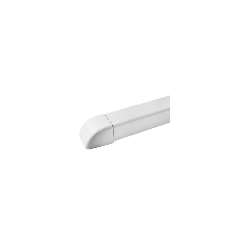 Embout 60x45 blanc pur 9010- DIFF - 807408  - (X12)