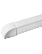 Embout 60x45 blanc pur 9010- DIFF - 807408  - (X12)