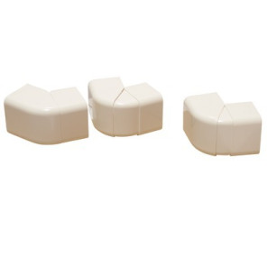 Angle extérieur réglable 80x60 blanc crème 9001- DIFF - 807704  - (X6)