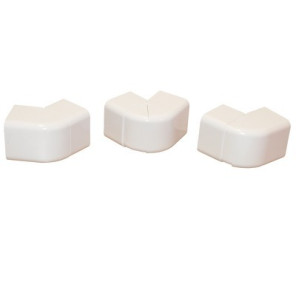 Angle extérieur réglable 80x60 blanc pur 9010- DIFF - 807705  - (X6)