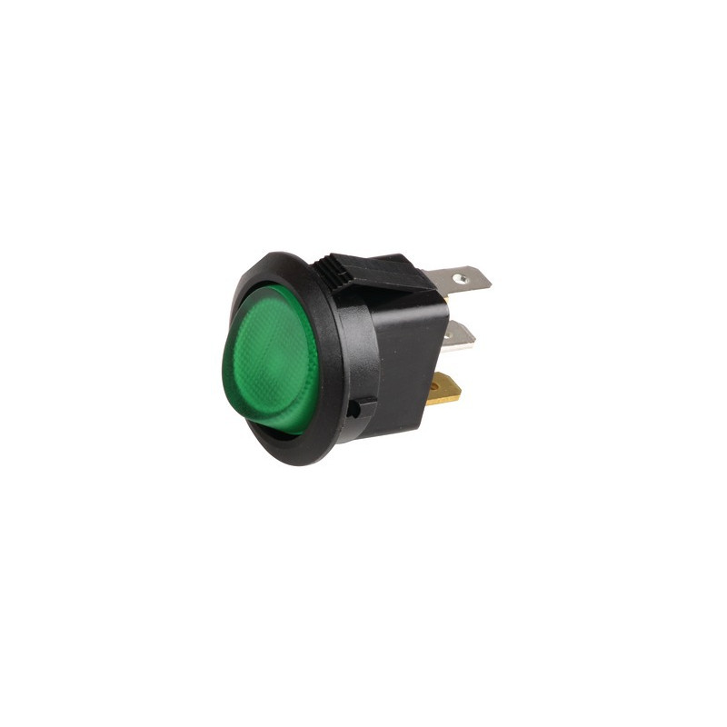 Interruptor unipolar d.23 luminoso verde- GEMINOX - 87168249040