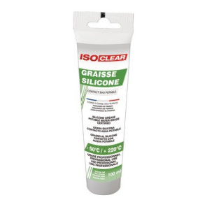 Grasa silicona para el contacto agua potable Tubo 100 ml- ISOCLEAR - 901394