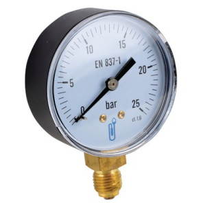 Manómetro radial seco 0-25b Ø63 mm- DIFF - 901427