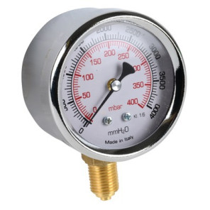 Manómetro redondo 0 a 400 mbar Ø 63mm- DIFF - 901478