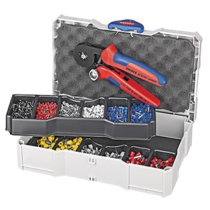 Juego de engastadores para extremos de cables- KNIPEX - 97 90 09