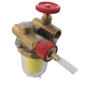 Filtro gasóleo reciclaje con válvula de corte HH3/8''- OVENTROP - 2122261+2127600