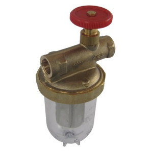 Filtro 1 conducto con válvula de corte HH3/8"- OVENTROP - 2123103+2127700