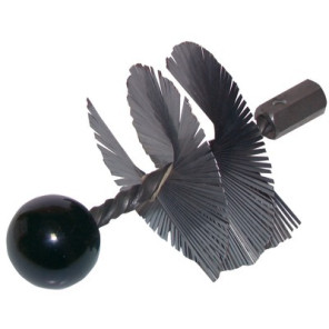 Deshollinador de acero templado de bola Ø100 mm- DIFF - 904290