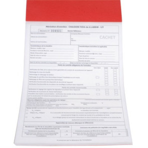 Carnet attestation fioul- ISOCLEAR - 904377