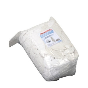 Cartón de trapo de algodón blanco 1kg- ISOCLEAR - 904717