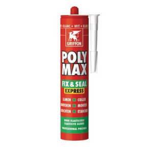 POLYMAX FIX ET SEAL express gris transparente- GRIFFON - 6307750