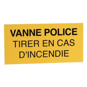 Válvula - Tirar en caso de incendio- DIFF - 907037