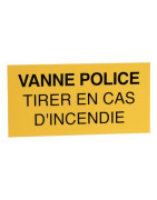 Válvula - Tirar en caso de incendio- DIFF - 907037