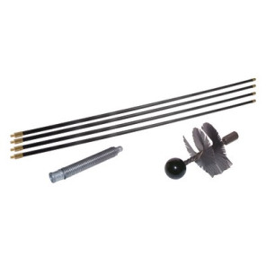 Kit deshollinador acero Ø125- DIFF - 909917