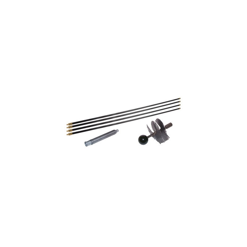 Kit deshollinador acero Ø125- DIFF - 909917