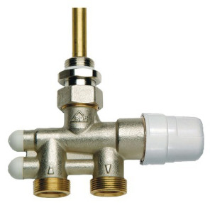 Válvula termostático 4 vías de radiador seca toallas- RBM - 7540400