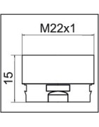 Adaptador para aireador CLINIC SNAP M22x1- NEOPERL - 1437190