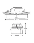 MAX HI FLOW - Pompe à Bac 1.7 l - débit 550l/h- ASPEN - FP3349