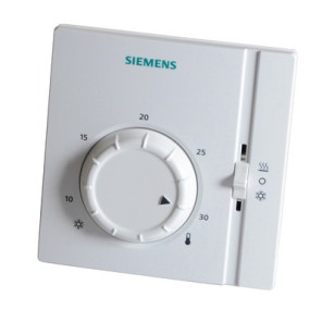 Termostato de ambiente frontal caliente/frío/apagado- SIEMENS - RAA41