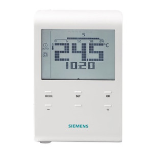 Termostato de ambiente programable con pilas- SIEMENS - RDE100.1