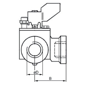 Válvulas con sector 3 vías PN10 con empalmes roscados- SIEMENS - VBI31.25