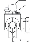 Válvulas con sector 3 vías PN10 con empalmes roscados- SIEMENS - VBI31.25