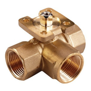 Válvula de 3 vias esférica F1 1/2" KVS25- JOHNSON CONTROLS - VG1805ER