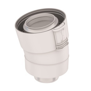 Coude 30°condensation fioul/gaz PPTL/PVC- UBBINK - 229202