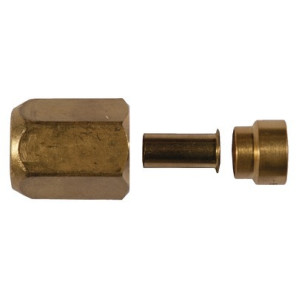 Racor latón SAE SO 40231-1/4" SAE/0,8- SERTO - 416.2384.063  - (X10)