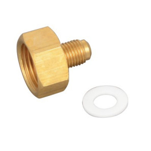 Racor flare adaptador M1/4''xH18x150- DIFF - 609002
