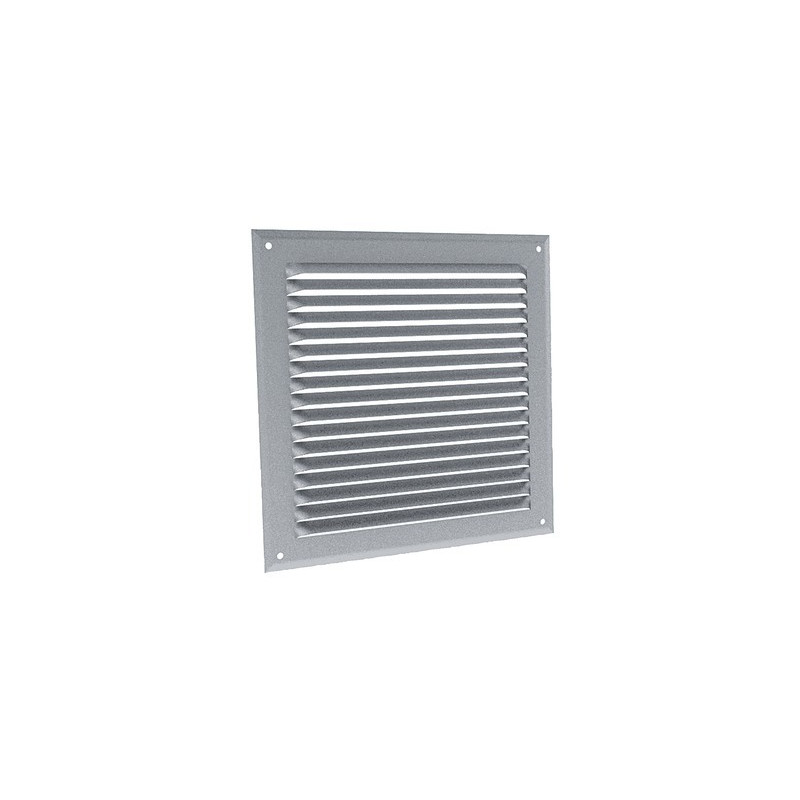 Rejilla con viseras de aluminio anodizado GA AN 100x100- ANJOS - 6602