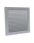 Rejilla con viseras de aluminio anodizado GA AN 100x100- ANJOS - 6602