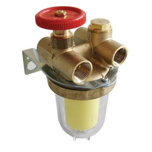 Filtro gasoil 2 conductos con válvula de corte HH 3/8''- OVENTROP - 2120261+2127500