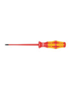Tournevis VDE isolé pour vis à fente, avec lame à diamètre réduit, 0.6 x 3.5 x 100 mm- WERA - 05006440001