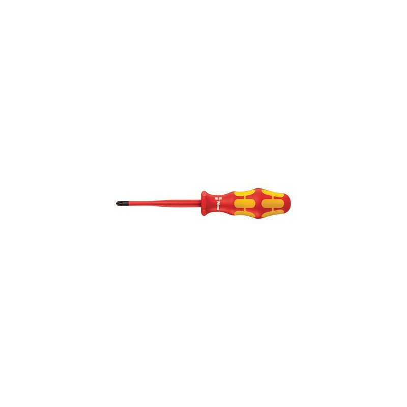 Tournevis VDE isolé pour vis PlusMinus (Pozidriv/à fente), avec lame à diamètre réduit, 2 x 100 mm- WERA - 05006466001