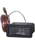 Termómetro rectangular 0 a 120°C L2,5m- DIFF pour De Dietrich Chappée - S17007062