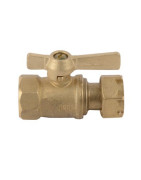 Válvula de corte antes / después del contador HH recta 3/4"- DIFF - 110161