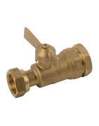 Válvula de corte antes / después del contador para tubo pe 3/4"- DIFF - 110165