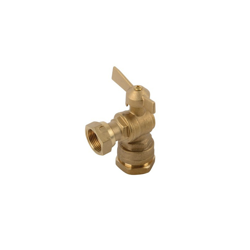 Válvula de corte antes / después del contador escuadra para tubo 3/4"- DIFF - 110166