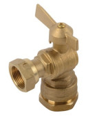 Válvula de corte antes / después del contador escuadra para tubo 3/4"- DIFF - 110166
