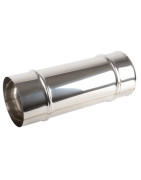 Caño aluminio Ø125mm x 0,50m- ISOTIP JONCOUX - 031312