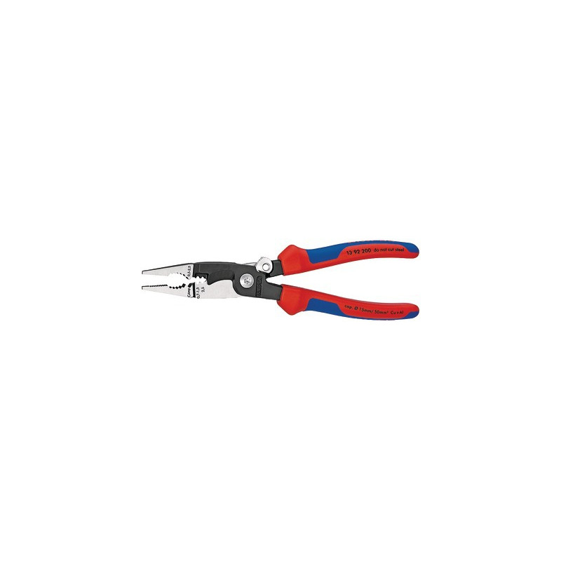 Alicate multifuncional p/ instalaciones eléctricas- KNIPEX - 13 92 200