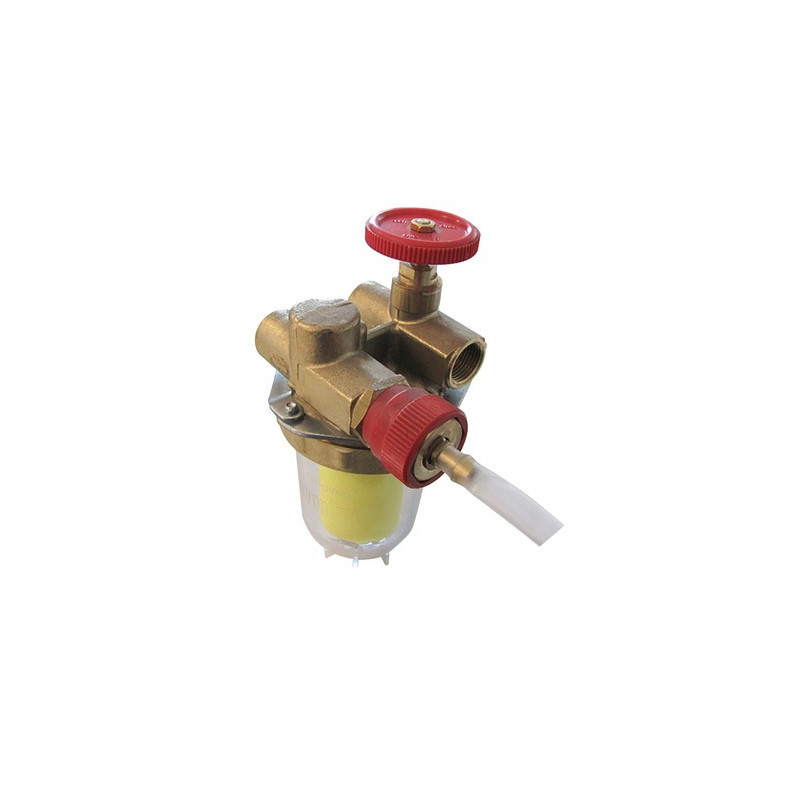 Filtro gasóleo reciclaje con válvula de corte HH3/8''- OVENTROP - 2122261+2127600