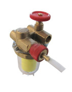 Filtro gasóleo reciclaje con válvula de corte HH3/8''- OVENTROP - 2122261+2127600