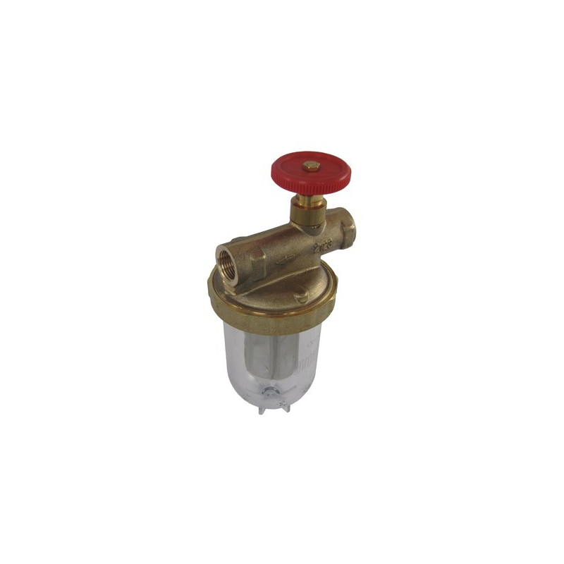 Filtro 1 conducto con válvula de corte HH3/8"- OVENTROP - 2123103+2127700