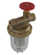 Filtro 1 conducto con válvula de corte HH3/8"- OVENTROP - 2123103+2127700