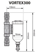 Filtro Vortex300 22mm- SENTINEL - V300-GRP22-EXP