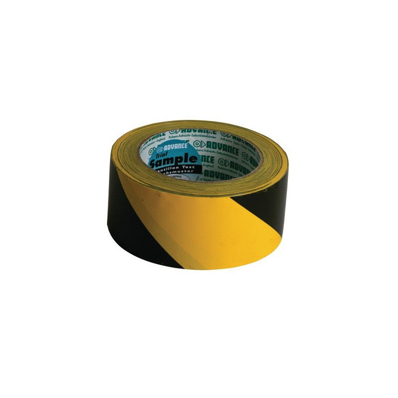 Cinta Adhesiva Marcado amarillo/negro (50mm x 33m)- DIFF - 907123
