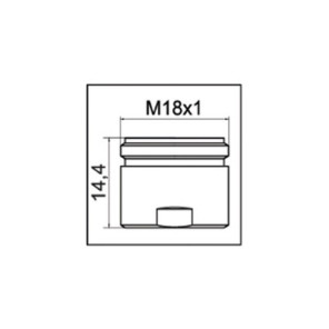 Aérateur M18X1 HONEYCOMB PCA®- NEOPERL - 70610798